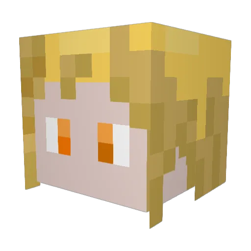 Destroyer_Arashi Minecraft avatar head, 3D render