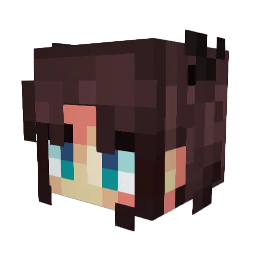 Destroyer_Shin Minecraft avatar head, 3D render