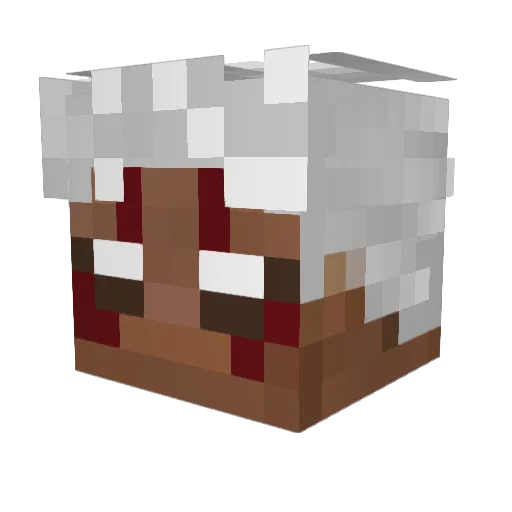 Destrucity Minecraft avatar head, 3D render