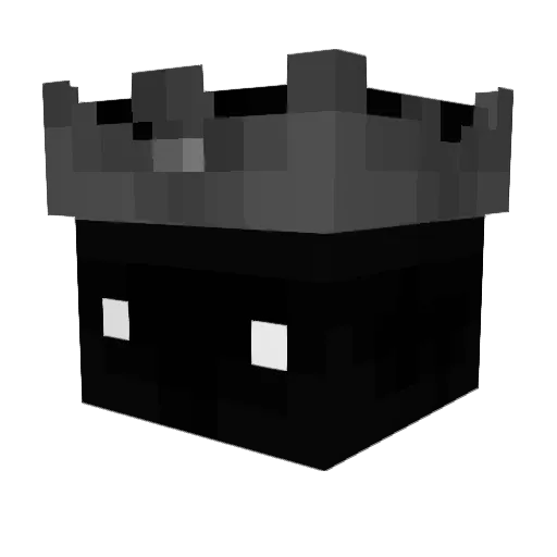 Destructing Minecraft avatar head, 3D render