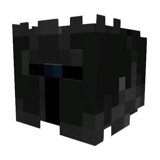 Destryx_ Minecraft avatar head, 3D render
