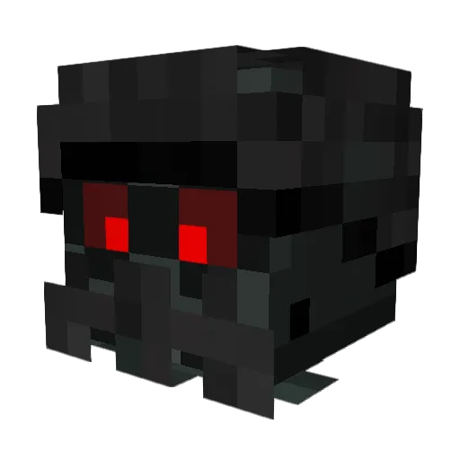 Deszaraz Minecraft avatar head, 3D render