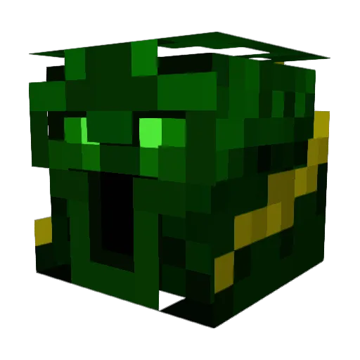 Detail_97 Minecraft avatar head, 3D render