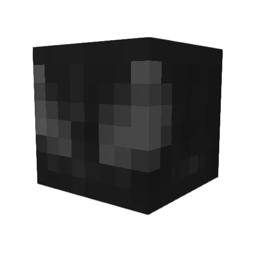 Detak Minecraft avatar head, 3D render