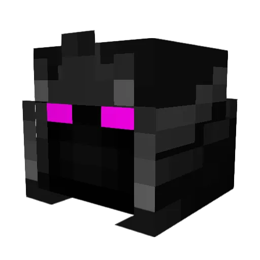 Detalhado Minecraft avatar head, 3D render