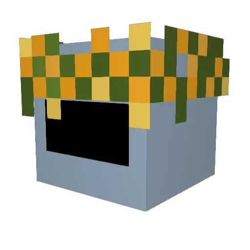 DetectiveHmmmm Minecraft avatar head, 3D render