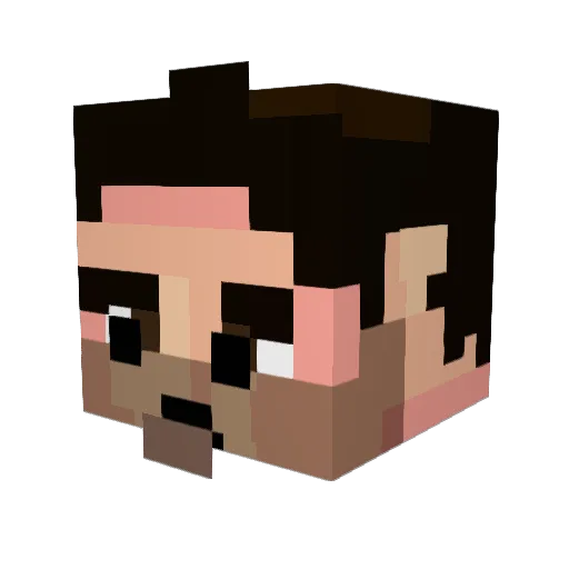 Detective_27 Minecraft avatar head, 3D render