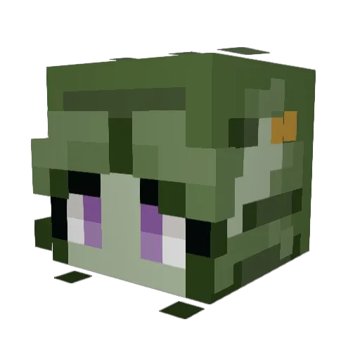 Detective_Spooks Minecraft avatar head, 3D render