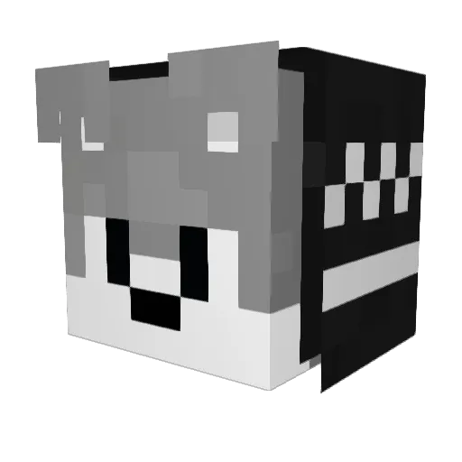 DetectivuSlime Minecraft avatar head, 3D render