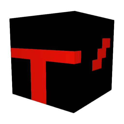 Detedy Minecraft avatar head, 3D render