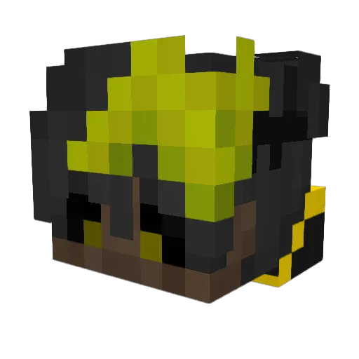 DetestedHawk368 Minecraft avatar head, 3D render