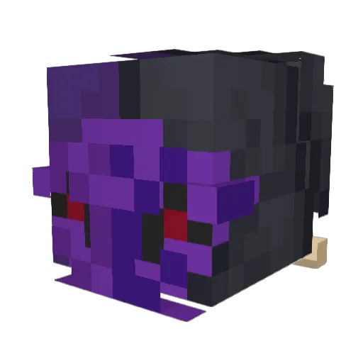 Detheseus Minecraft avatar head, 3D render