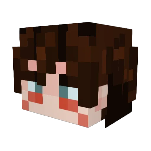 Detonator1029 Minecraft avatar head, 3D render