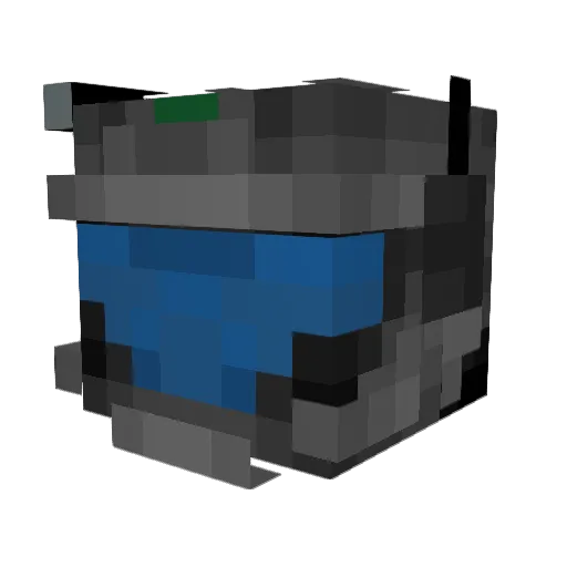Detonator12 Minecraft avatar head, 3D render