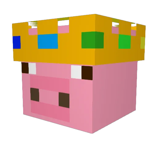 Detoxi_ Minecraft avatar head, 3D render
