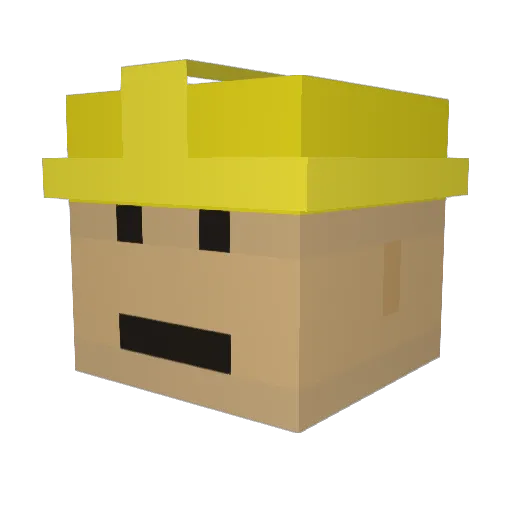 DetroitPistonfan Minecraft avatar head, 3D render