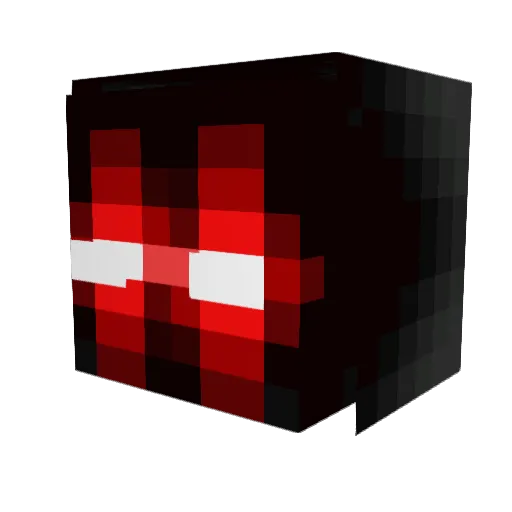 Detructeur03 Minecraft avatar head, 3D render