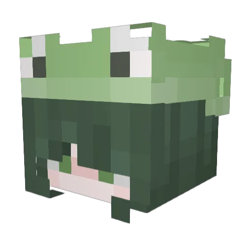DetthAlt2 Minecraft avatar head, 3D render