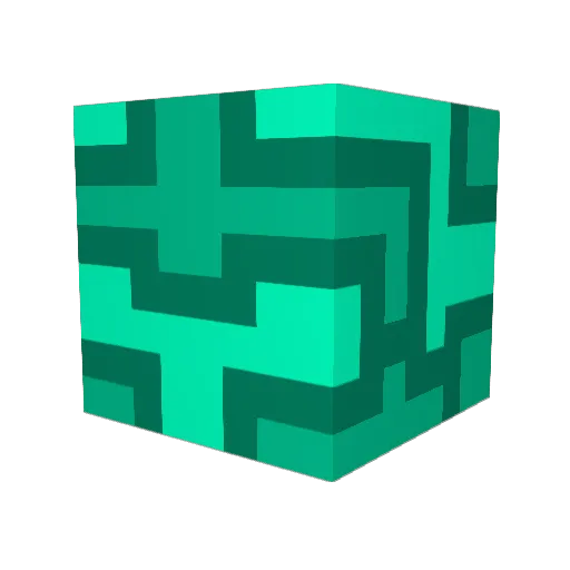 Detweiler Minecraft avatar head, 3D render