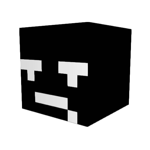 DeusForYou Minecraft avatar head, 3D render