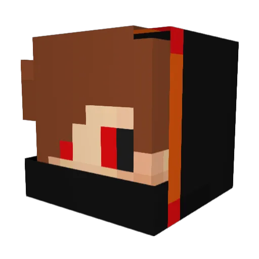 DeusImperat0r Minecraft avatar head, 3D render