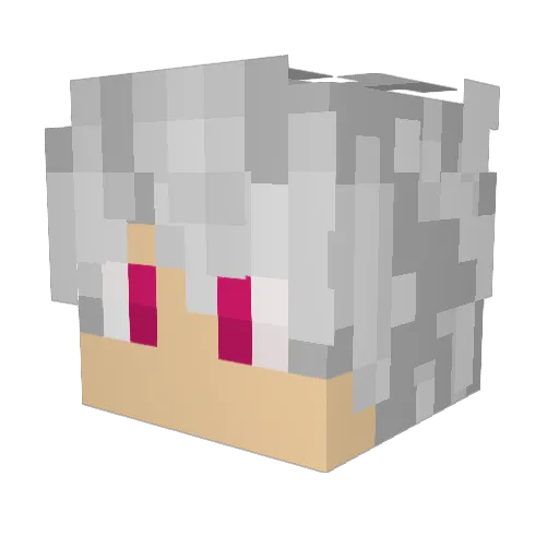 Dev10_ Minecraft avatar head, 3D render