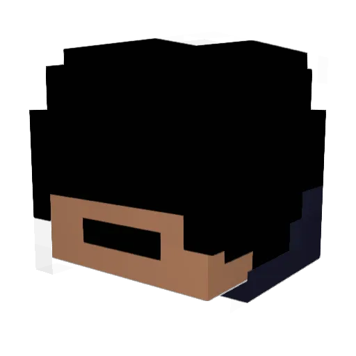 Dev2430 Minecraft avatar head, 3D render