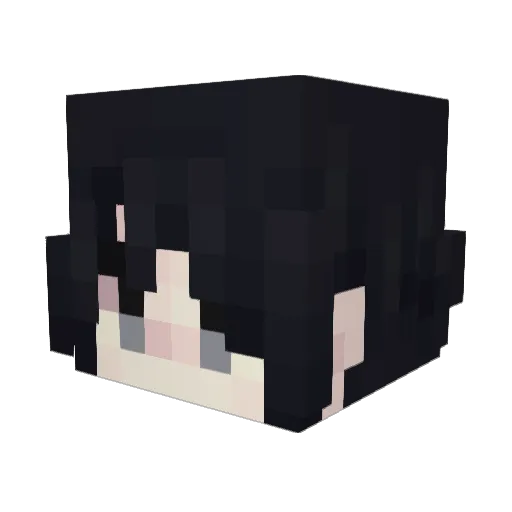DevCSTA Minecraft avatar head, 3D render