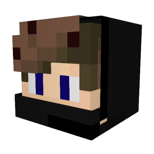 DevDesired18 Minecraft avatar head, 3D render