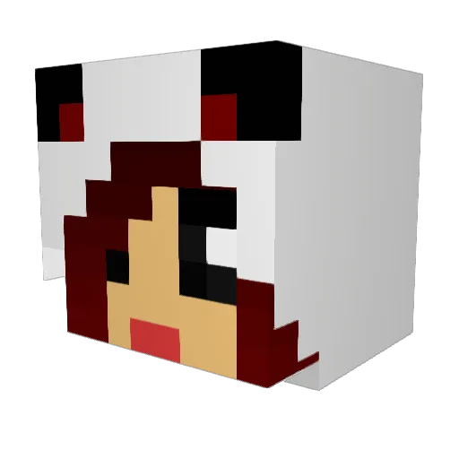 DevEole Minecraft avatar head, 3D render