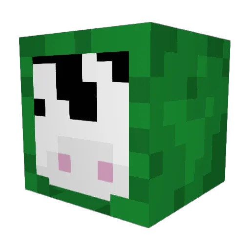 DevWorx Minecraft avatar head, 3D render