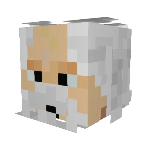 Devarno Minecraft avatar head, 3D render
