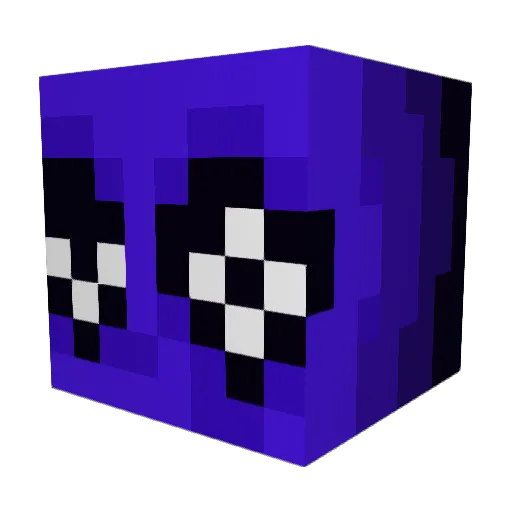 DevaseLight Minecraft avatar head, 3D render