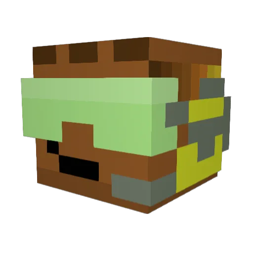 Devastator_825 Minecraft avatar head, 3D render