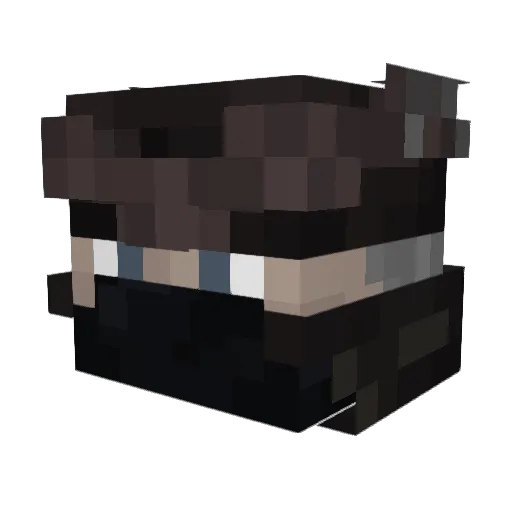 Develian Minecraft avatar head, 3D render