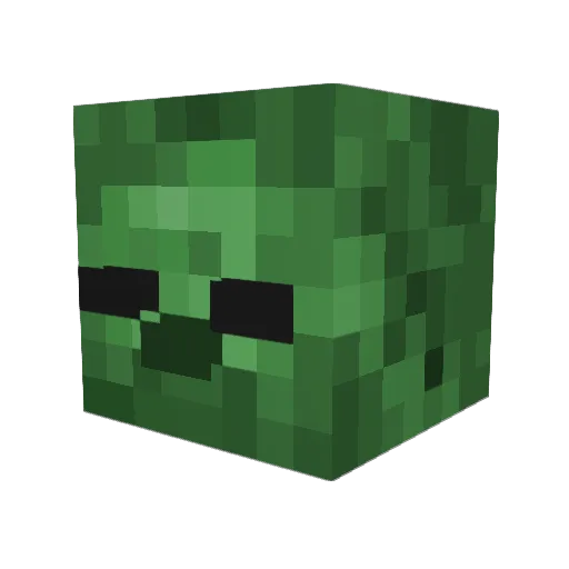Devenratius Minecraft avatar head, 3D render