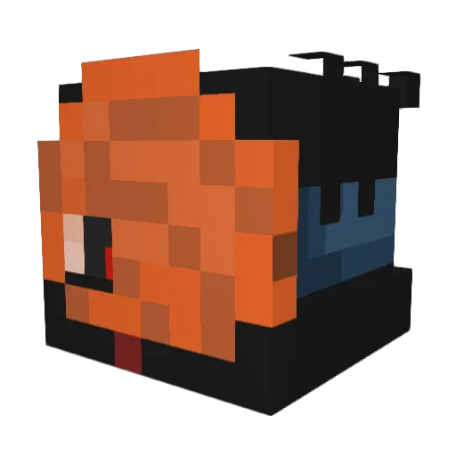 Dever_SCR Minecraft avatar head, 3D render