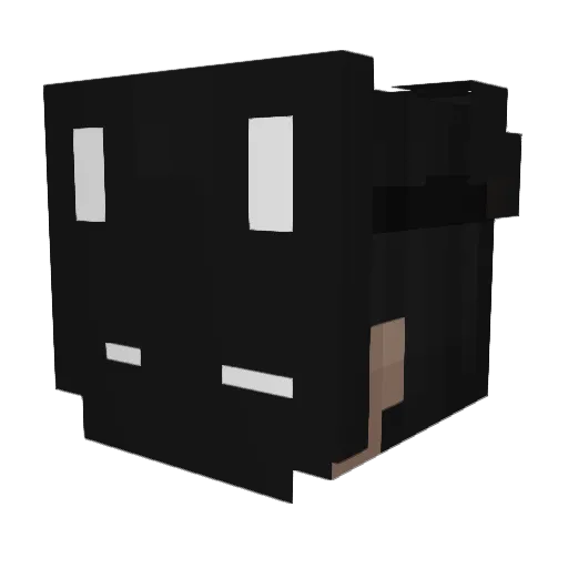 Devestar Minecraft avatar head, 3D render