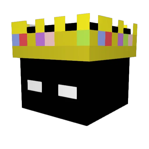 DeviIGugY Minecraft avatar head, 3D render