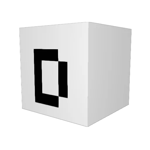 DeviLYue Minecraft avatar head, 3D render