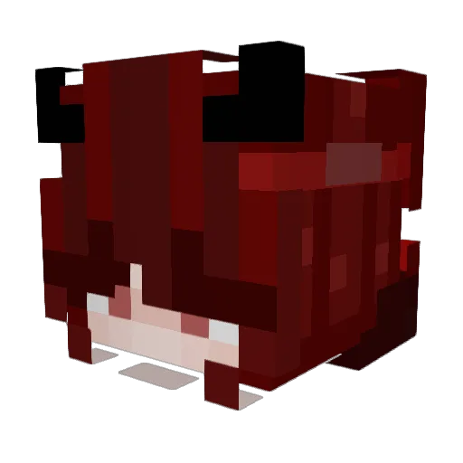DeviTheDeviant Minecraft avatar head, 3D render