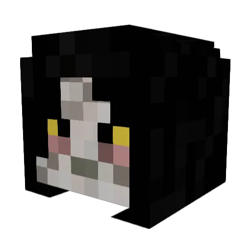 Devian42 Minecraft avatar head, 3D render