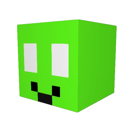 Devicegames Minecraft avatar head, 3D render