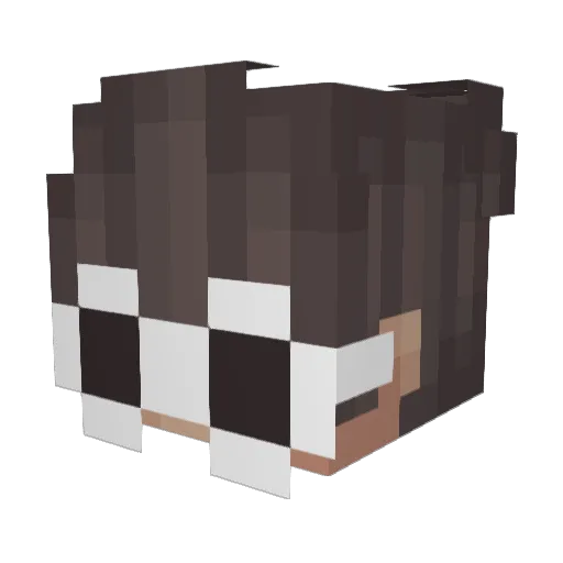 Devick45 Minecraft avatar head, 3D render