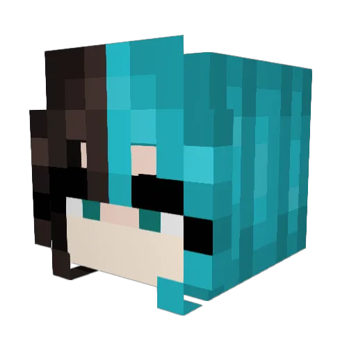 Devil699 Minecraft avatar head, 3D render