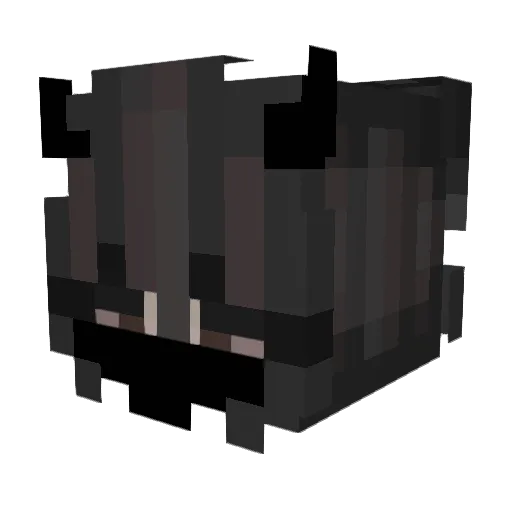 DevilBunny_69 Minecraft avatar head, 3D render
