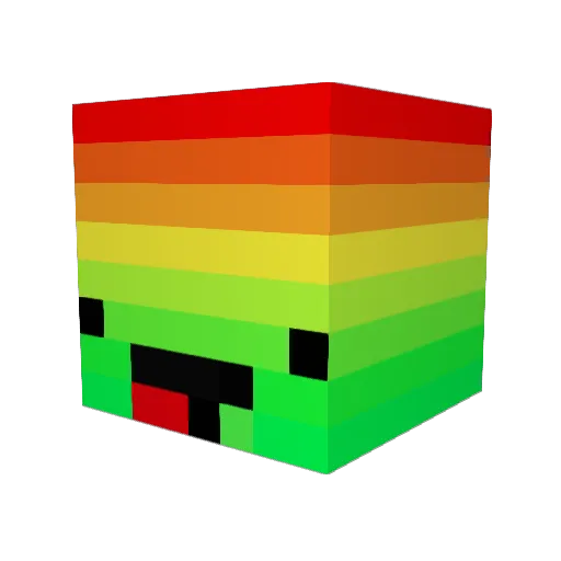 DevilCat98 Minecraft avatar head, 3D render