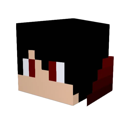 DevilDanteTSS Minecraft avatar head, 3D render
