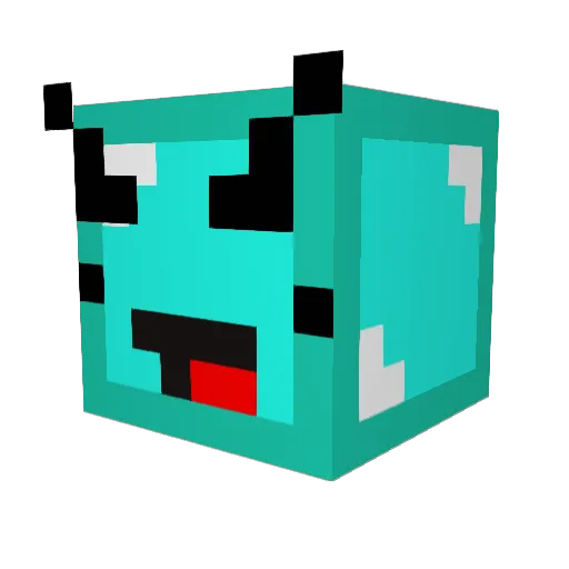 DevilDurp Minecraft avatar head, 3D render