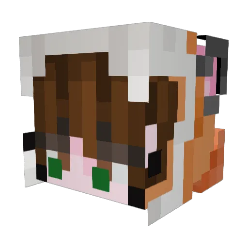 DevilGame025 Minecraft avatar head, 3D render